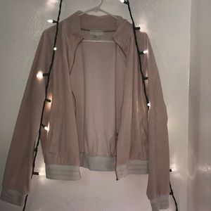 Baby pink zip up jacket